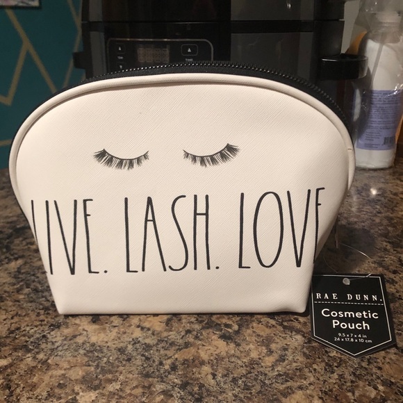 Rae Dunn Handbags - Live Lash Love Cosmetic Bag from Rae Dunn NWT